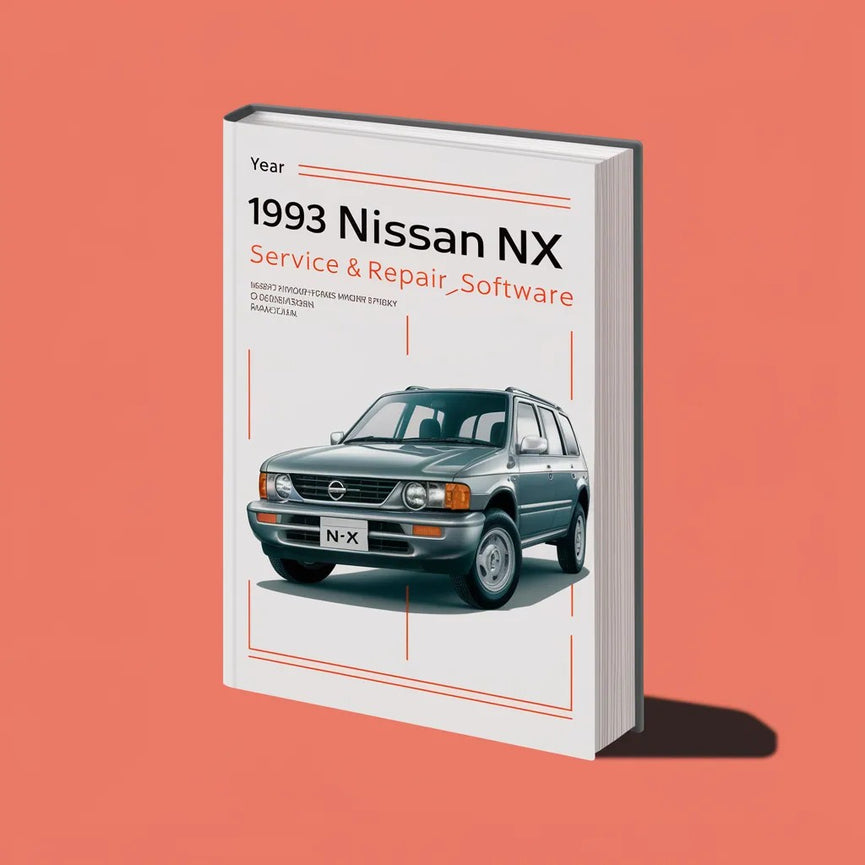 1993 Nissan NX Service- und Reparaturhandbuch-Software