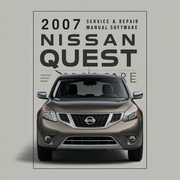 Manual de servicio y reparación del Nissan Quest 2007