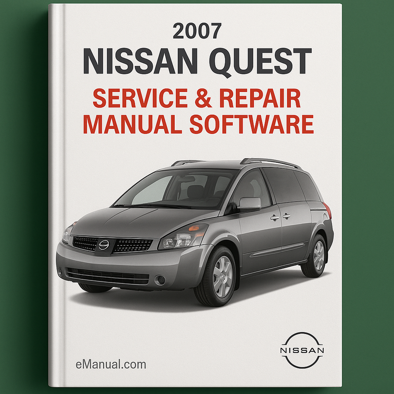 2007 Nissan Quest Service & Repair Manual Software