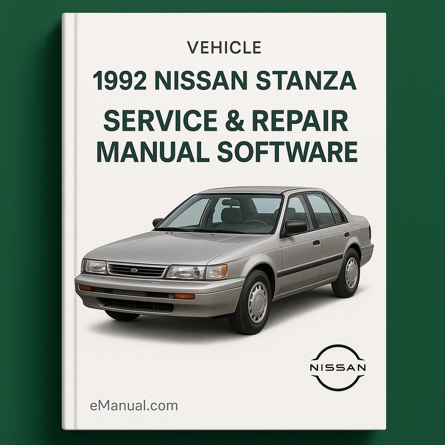 1992 Nissan Stanza Service & Repair Manual Software