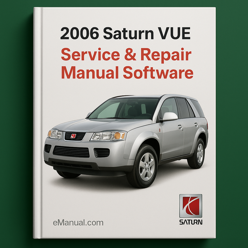 2006 Saturn VUE Service & Repair Manual Software