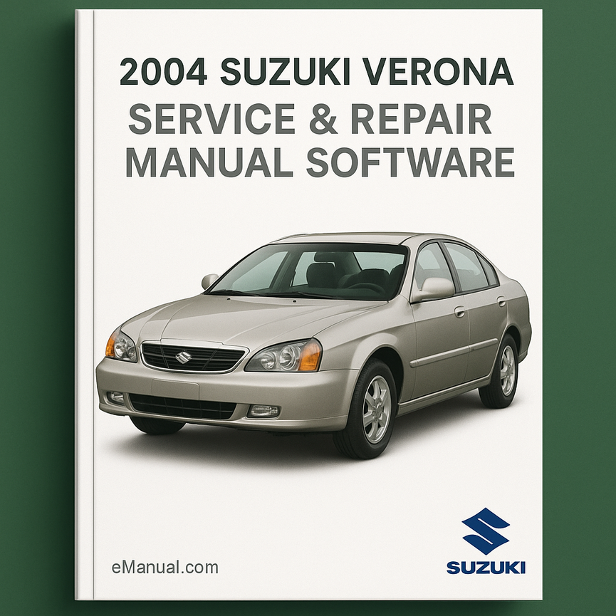 2004 Suzuki Verona Service & Repair Manual Software