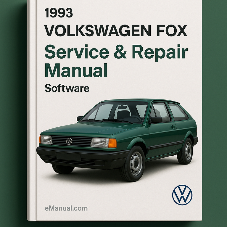 1993 Volkswagen FOX Service & Repair Manual Software