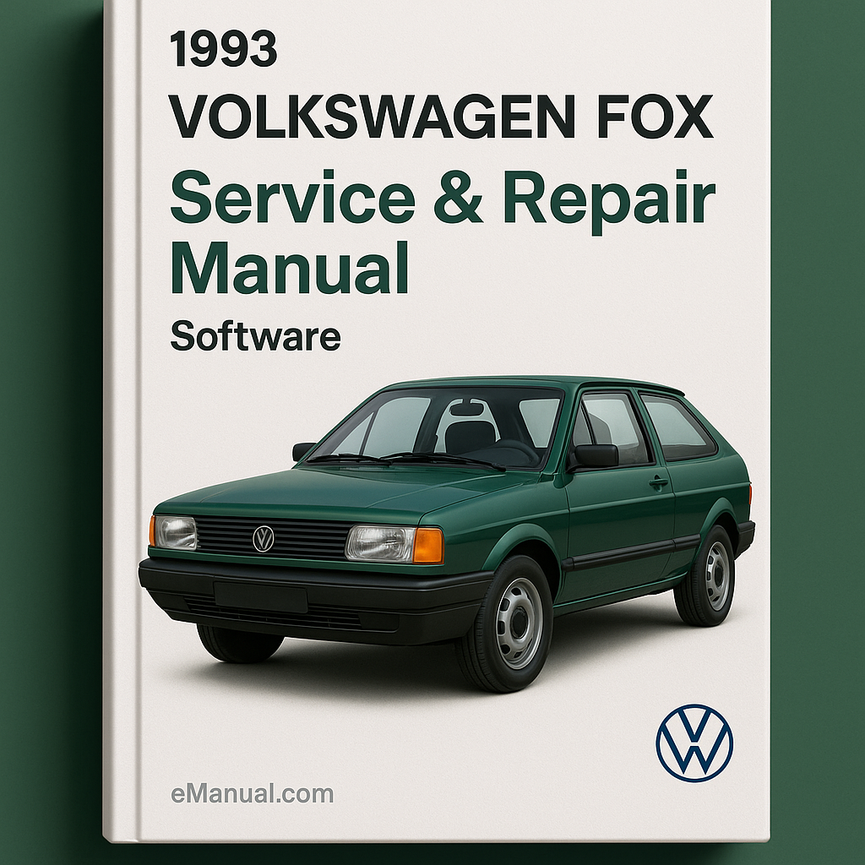 Manual de reparación y servicio de Volkswagen FOX 1993