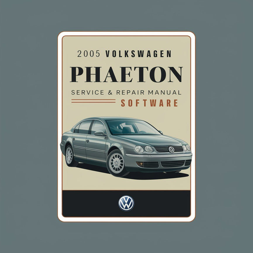 2005 Volkswagen Phaeton Service & Repair Manual Software