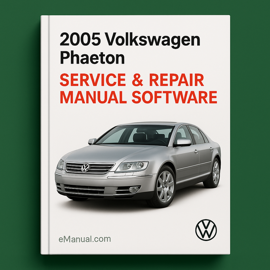 2005 Volkswagen Phaeton Service & Repair Manual Software
