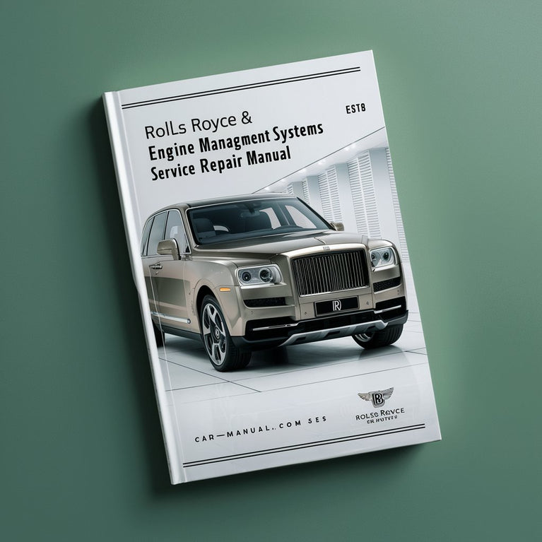 Manual de servicio y reparación de sistemas de gestión de motores Rolls Royce y Bentley