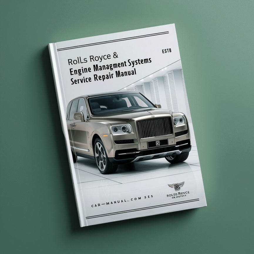 Wartungs- und Reparaturhandbuch für Motormanagementsysteme von Rolls Royce &amp; Bentley -