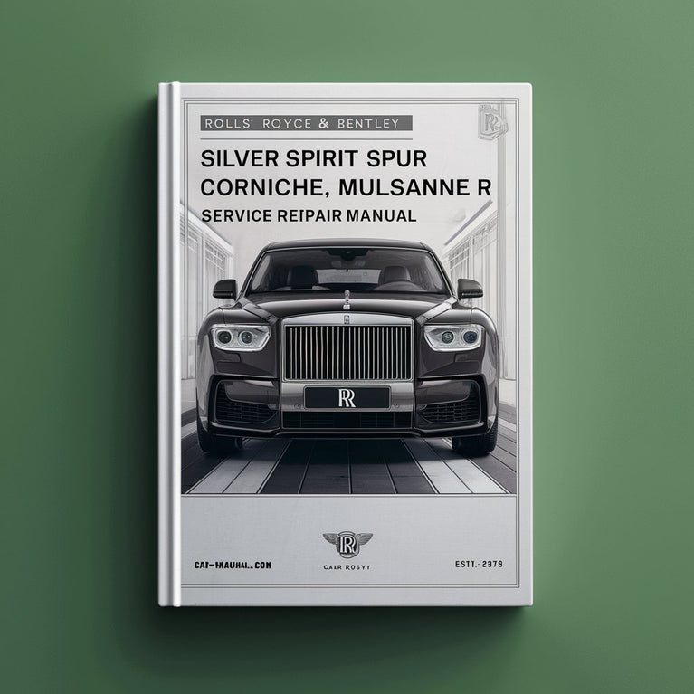 Rolls Royce &amp; Bentley Silver Spirit Spur Corniche Mulsanne R Continental Service-Reparaturhandbuch-