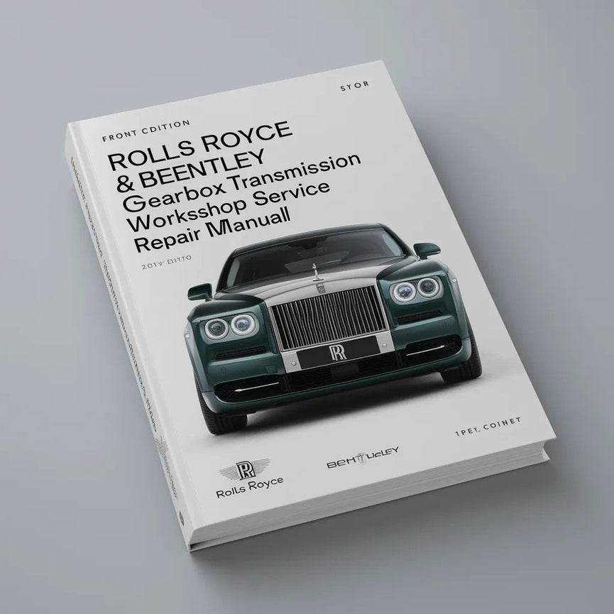 Manual de reparación y servicio del taller de transmisión y caja de cambios de Rolls Royce y Bentley