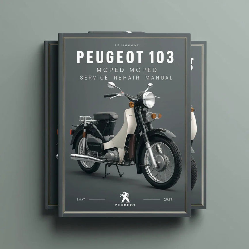 Manual de reparación y servicio del motor del ciclomotor PEUGEOT 103