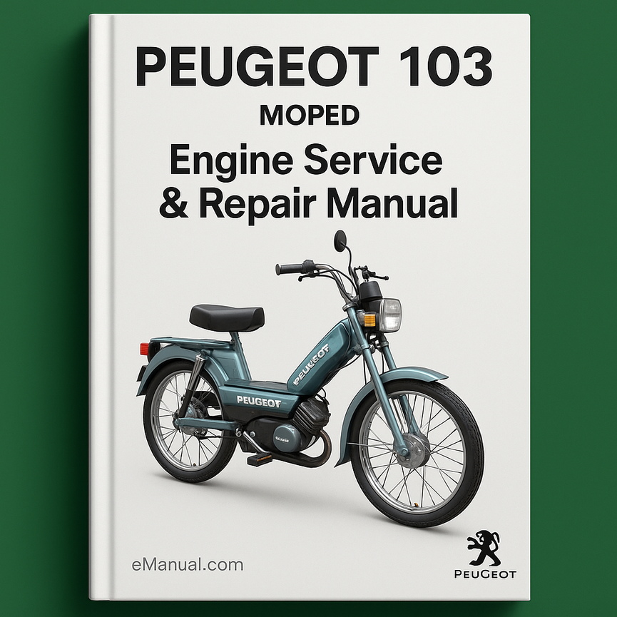 PEUGEOT 103 MOPED Engine Service Repair Manual