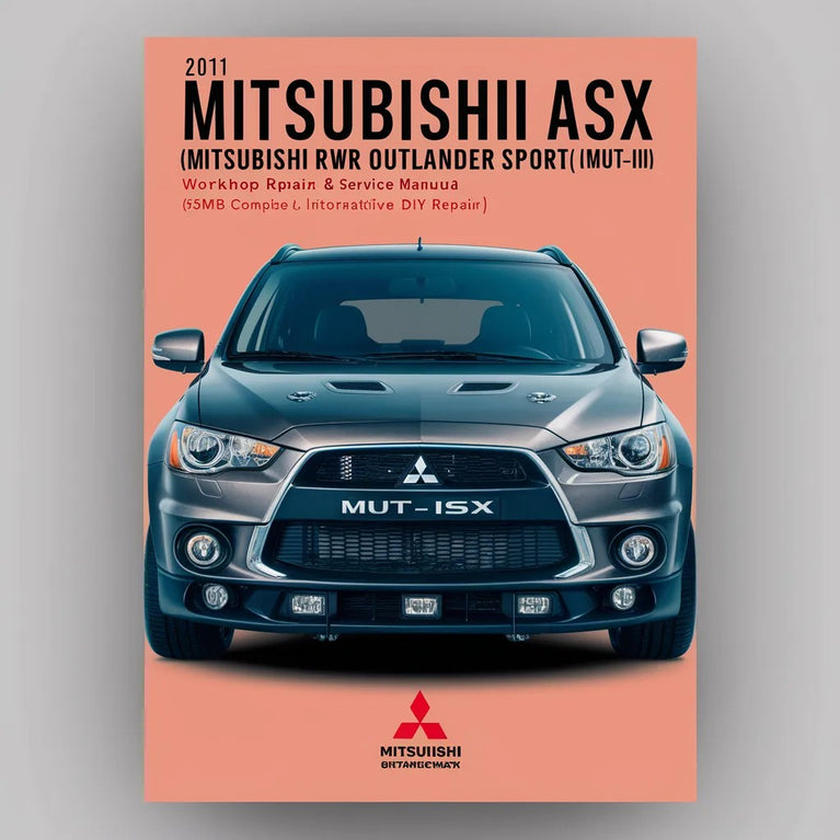 Manual de servicio y reparación del Mitsubishi ASX 2011 (Mitsubishi RVR Outlander Sport) (MUT-III) [950 MB, completo e informativo para reparaciones por cuenta propia]