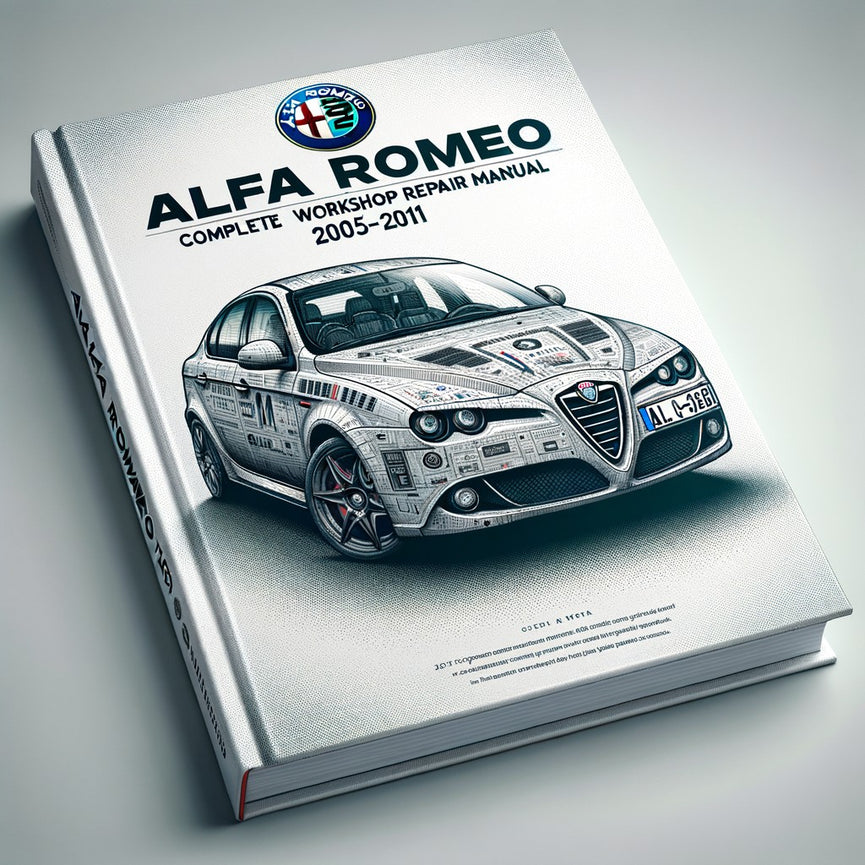 Alfa Romeo 159 Komplettes Werkstatt-Reparaturhandbuch 2005-2011