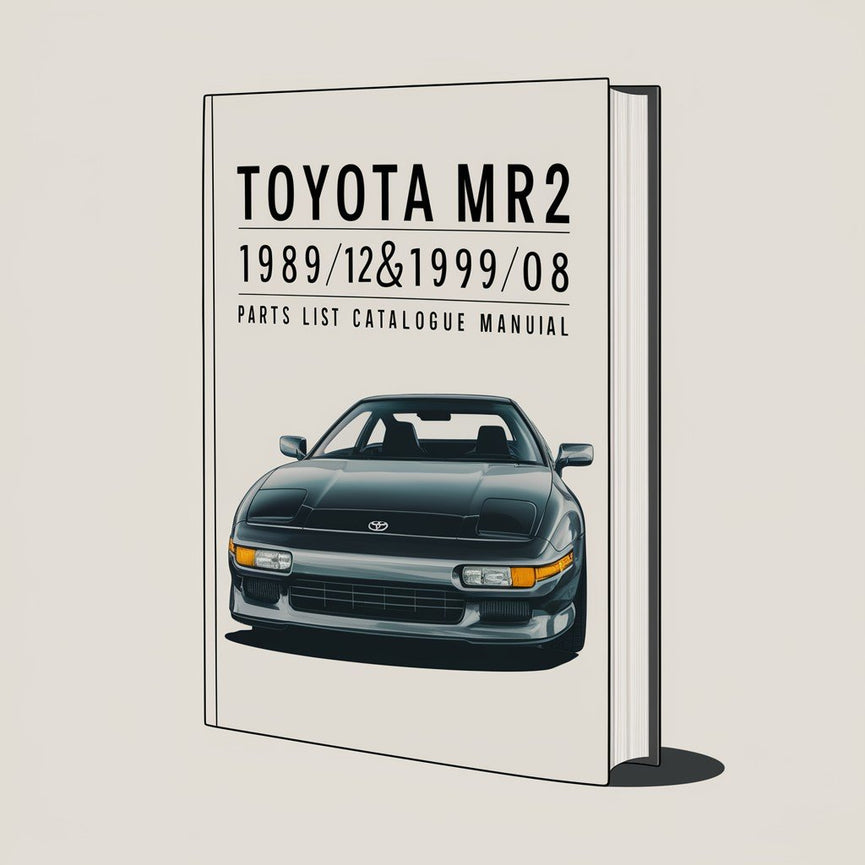 TOYOTA MR2 1989/12～1999/08 SW20 Teileliste Katalog Handbuch Webseiten anzeigen ( )