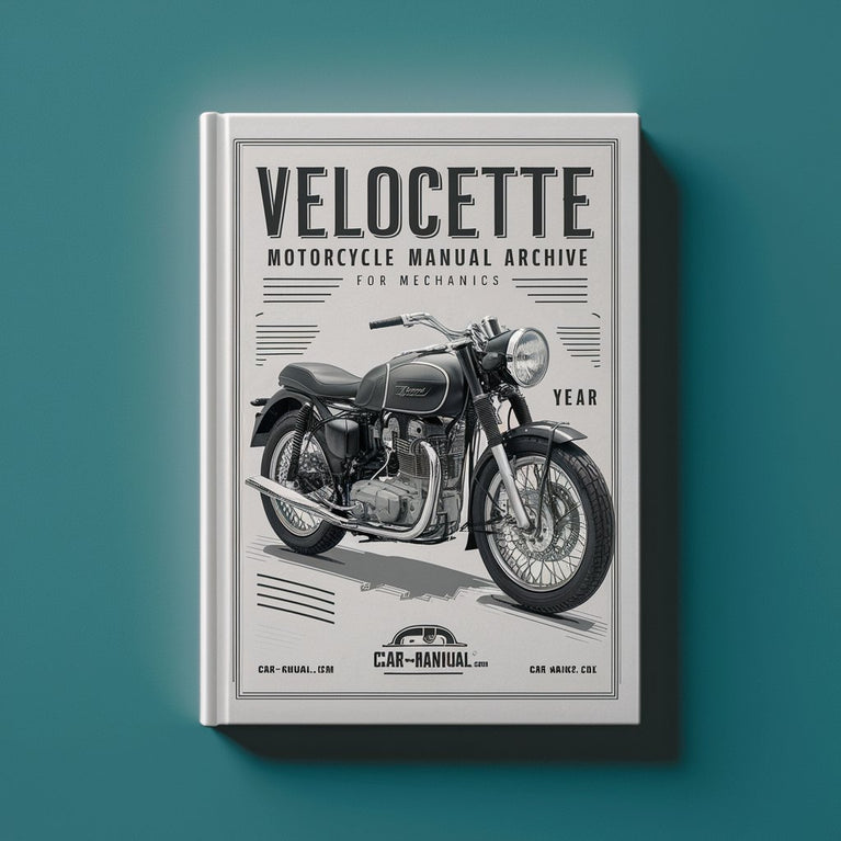 Velocette Motorrad Handbuch Archiv für Mechaniker