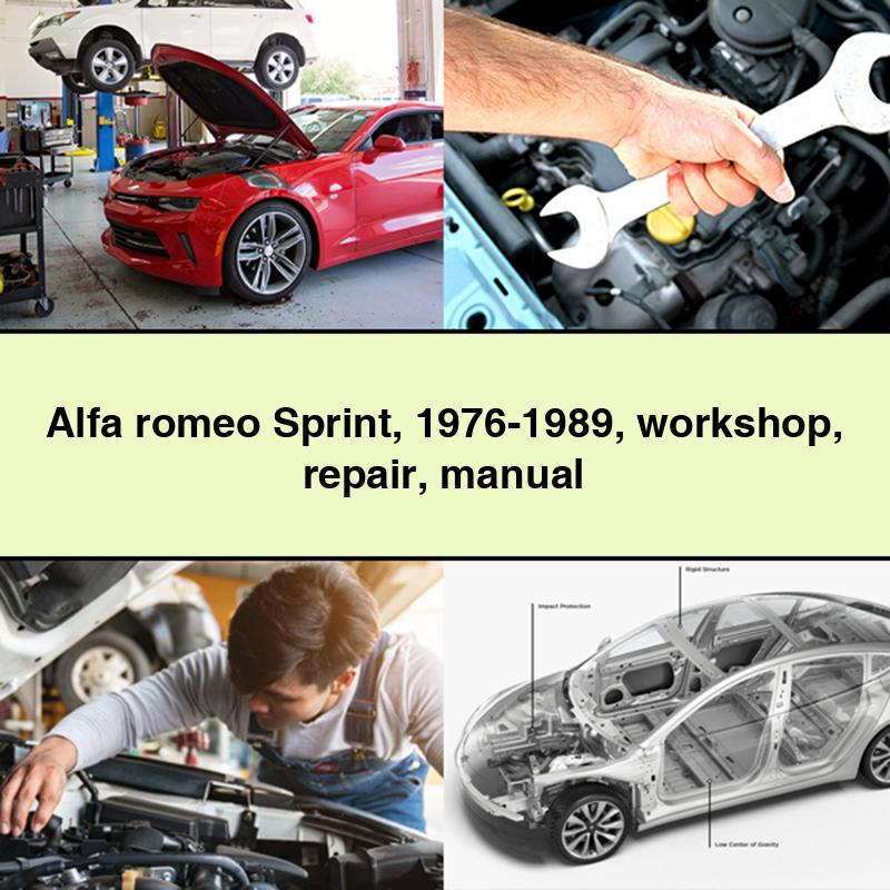 Manual de taller y reparación del Alfa Romeo Sprint 1976-1989