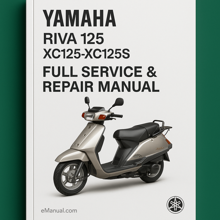 Yamaha RIVA 125 XC125 XC125S Vollständiges Wartungs- und Reparaturhandbuch 1985-2001