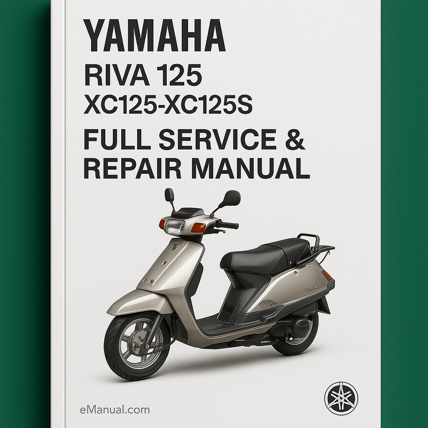 Yamaha RIVA 125 XC125 XC125S Full Service & Repair Manual 1985-2001