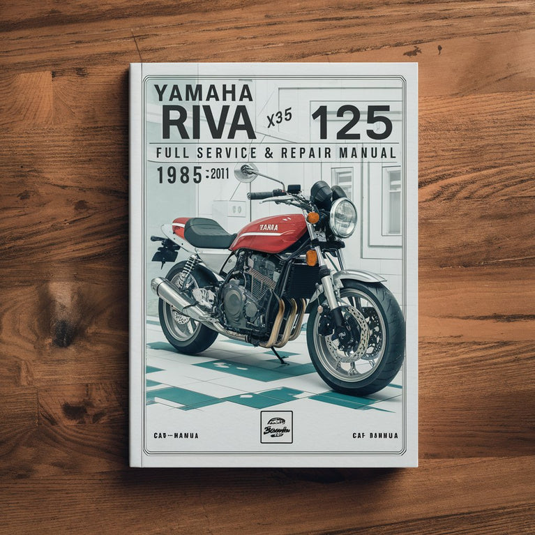 Manual de servicio y reparación completo de Yamaha RIVA 125 XC125 XC125S 1985-2001