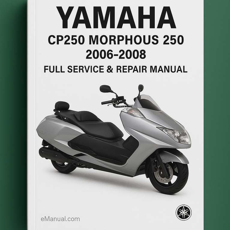 Yamaha CP250 MORPHOUS 250 Vollständiges Wartungs- und Reparaturhandbuch 2006-2008