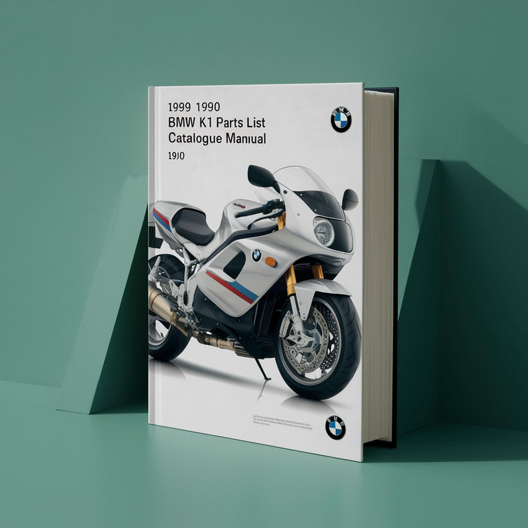 1989 1990 BMW K1 parts list catalogue Manual View webpages (   )