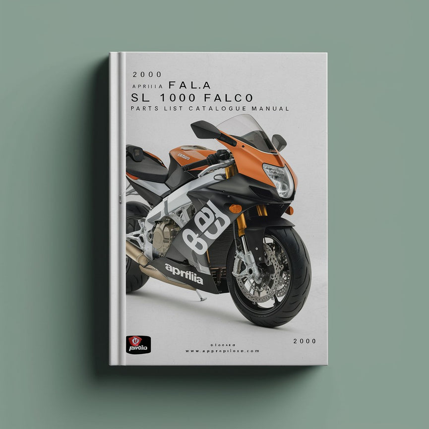 2000 Aprilia SL 1000 Falco Ersatzteilliste Katalog Handbuch Webseiten anzeigen ( )