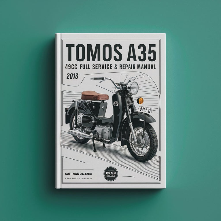 Manual completo de servicio y reparación del ciclomotor TOMOS A35 49CC