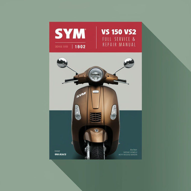 Manual completo de reparación y mantenimiento del scooter SYM VS 150 VS2