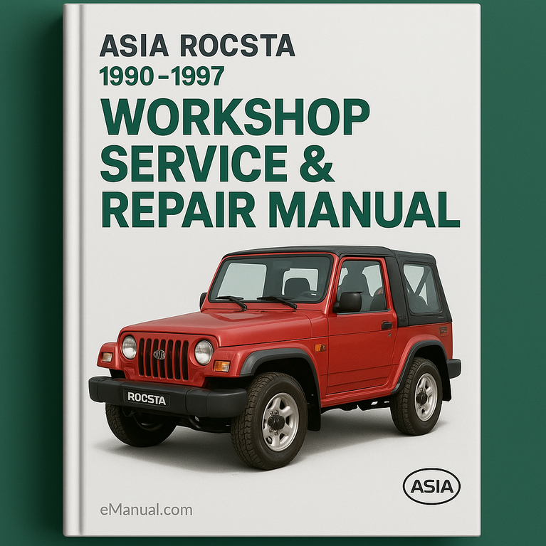 1990-1997 Asia Rocsta Workshop Service Repair Manual