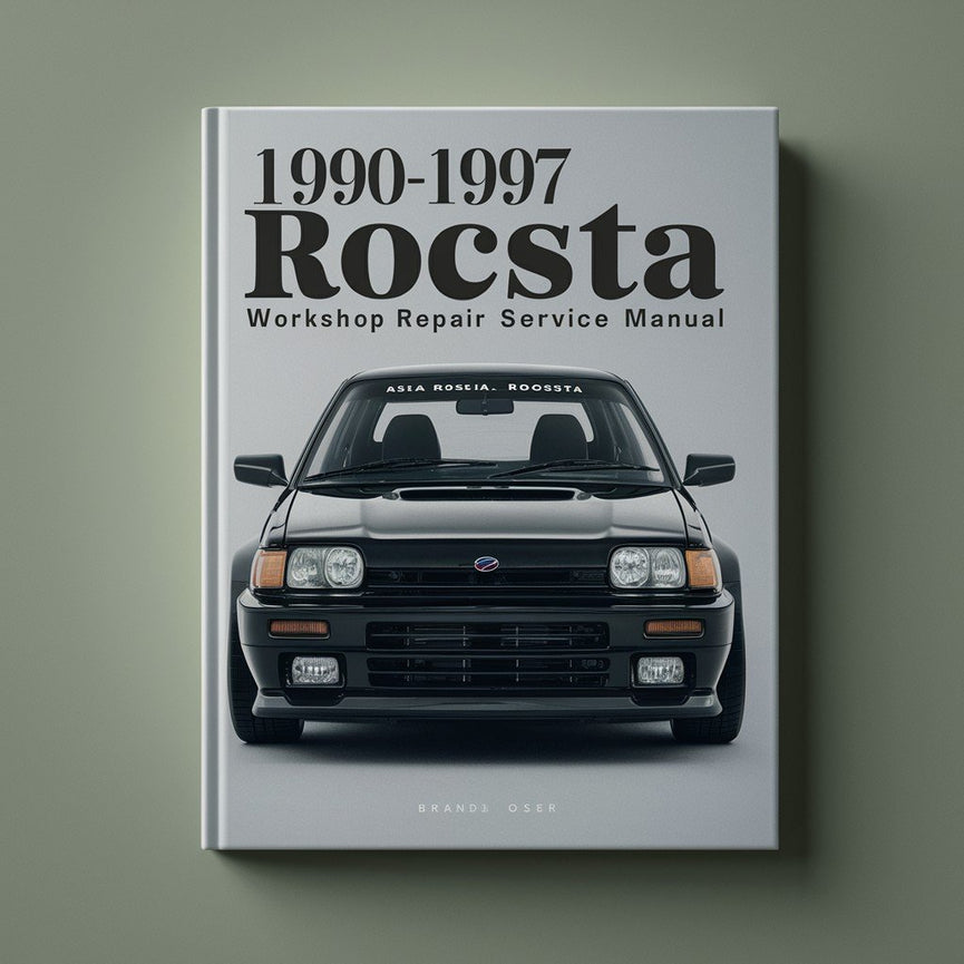 1990-1997 Asia Rocsta Workshop Service Repair Manual