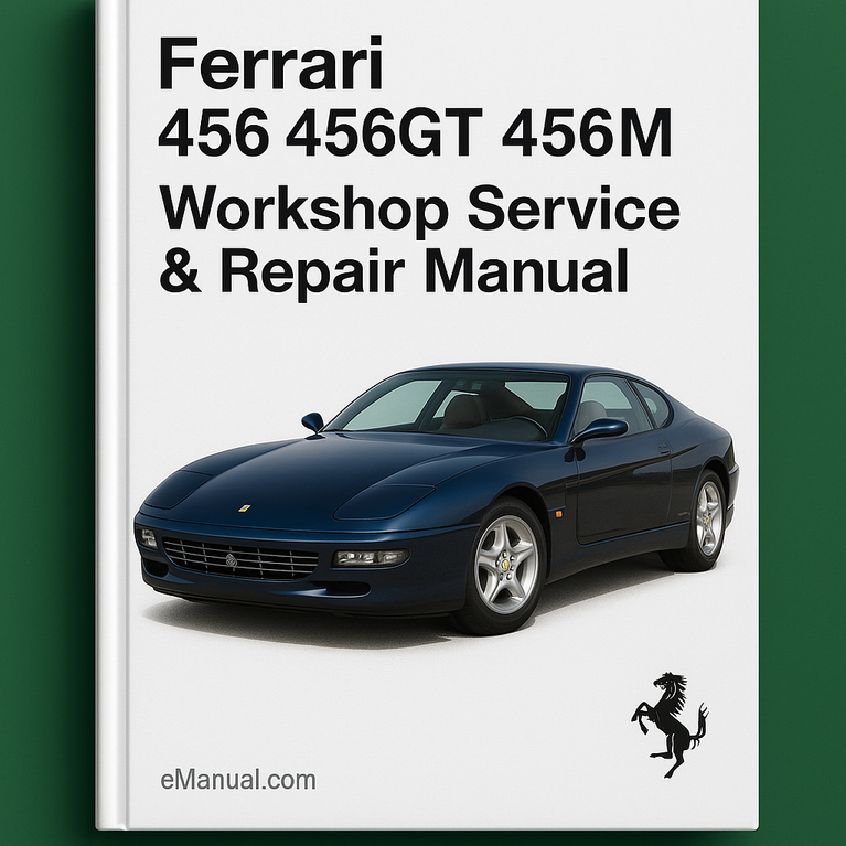 Ferrari 456 456GT 456M Werkstatt-Service-Reparaturhandbuch