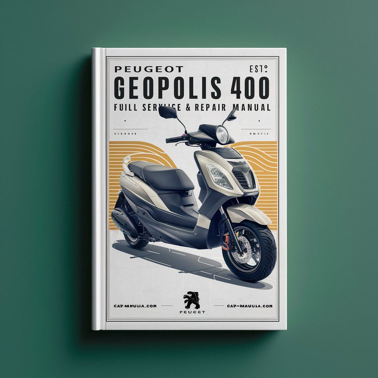 Peugeot Geopolis 400 Scooter Komplettes Service- und Reparaturhandbuch