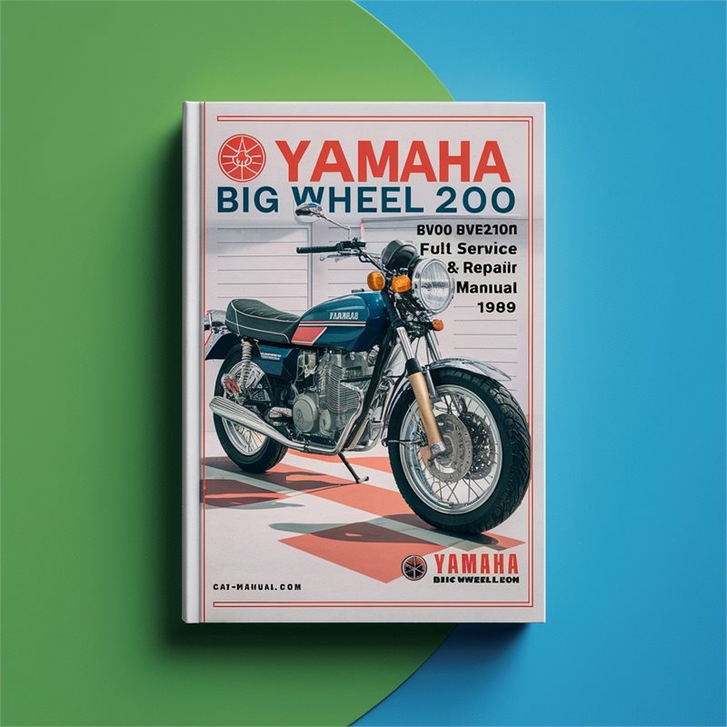 1985-1989 Yamaha BIG Wheel 200 BW200 BW200N BW200ES Service Repair Workshop Manual PDF