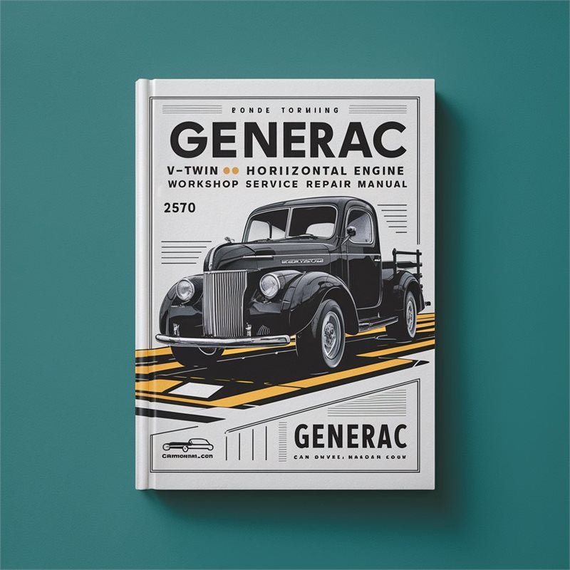 Generac V Twin Ohvi V-TWIN Horizontal Engine Service Repair Workshop Manual PDF