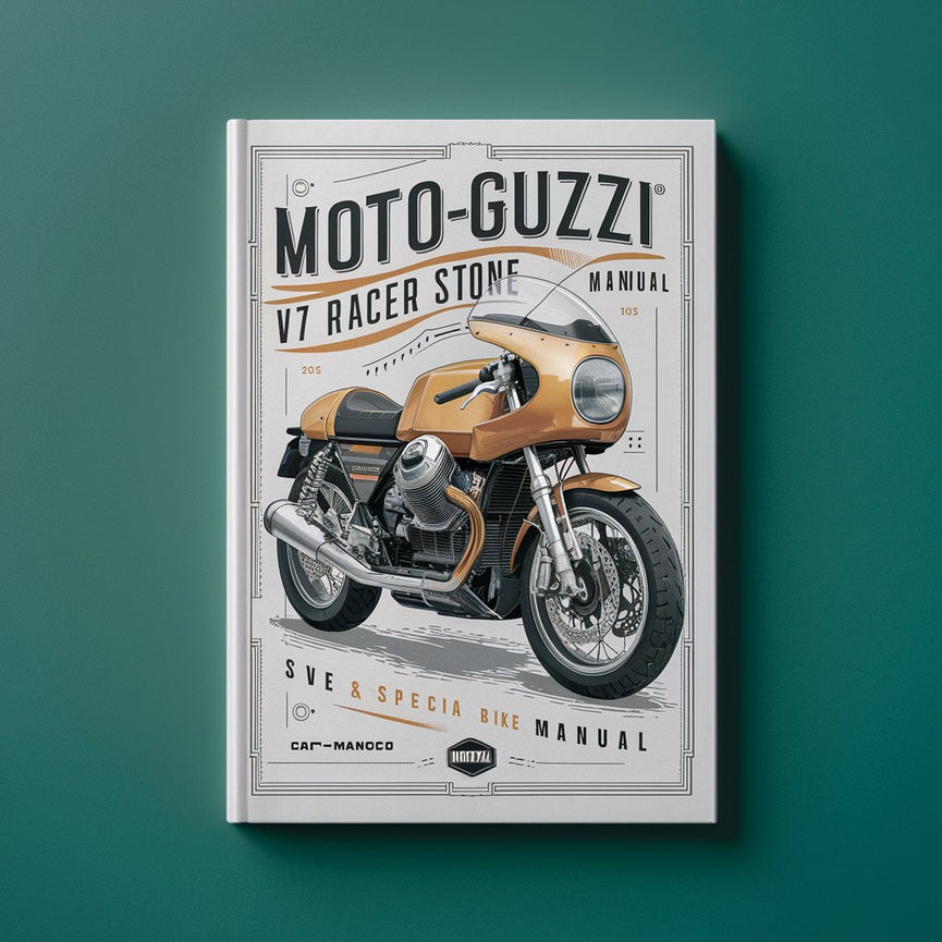 Manual de MOTO GUZZI V7 RACER V7 750 STONE &amp; SPECIAL BIKE