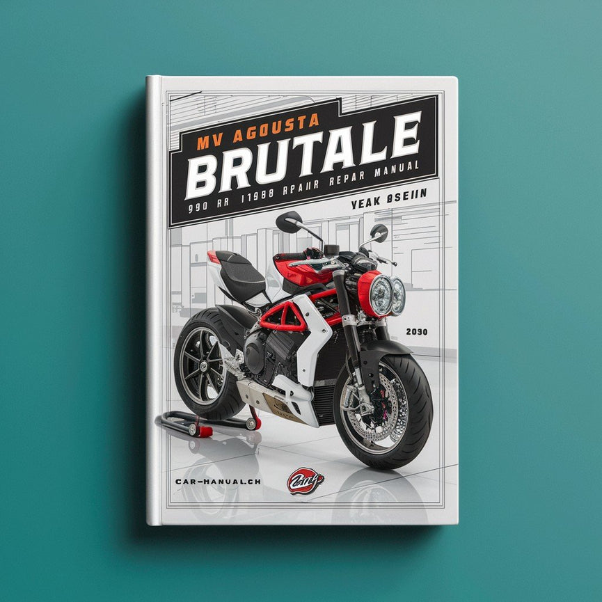 MV AGUSTA BRUTALE 990 R 1090 RR BIKE Werkstatt-Reparaturhandbuch