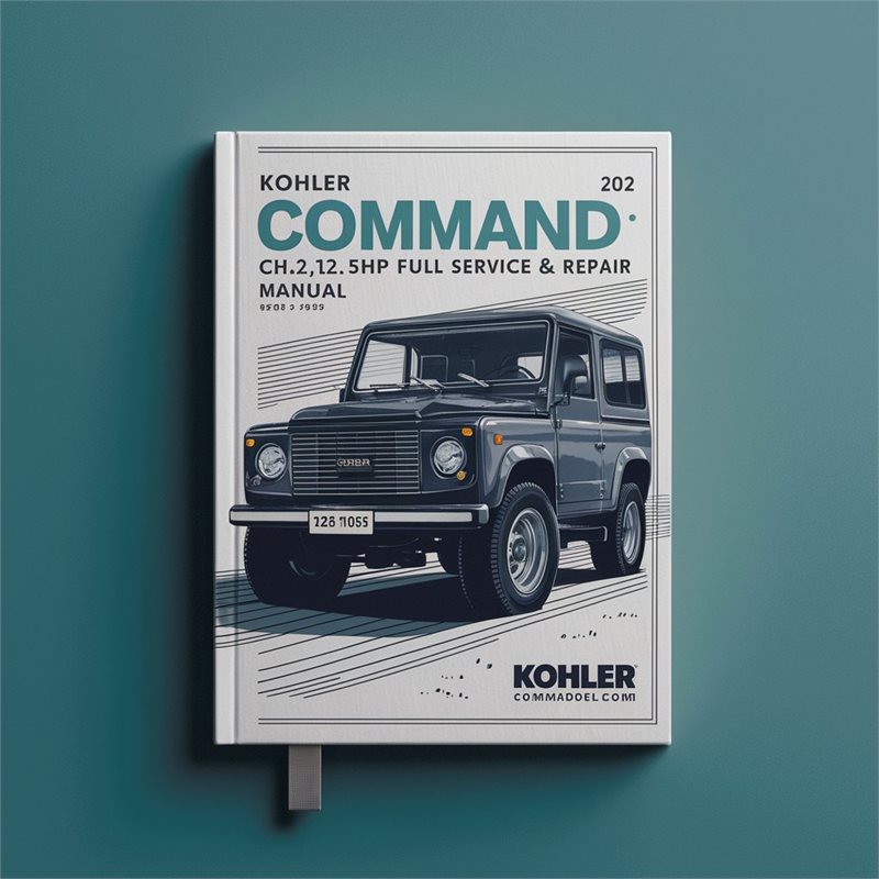 Kohler Command Pro Models Model Ch12.5 12.5hp Engine Service Repair Workshop Manual PDF