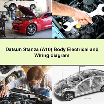 Diagrama eléctrico y de cableado de la carrocería del Datsun Stanza (A10)