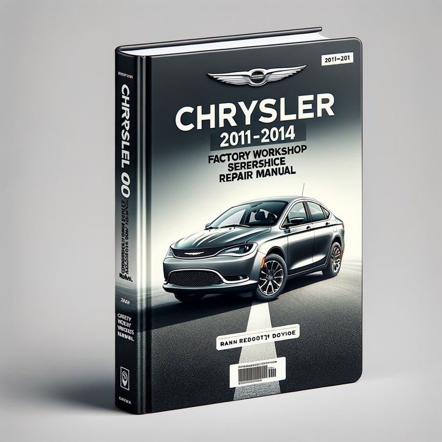 Manual de reparación y servicio del taller de fábrica Chrysler 200 2011-2014