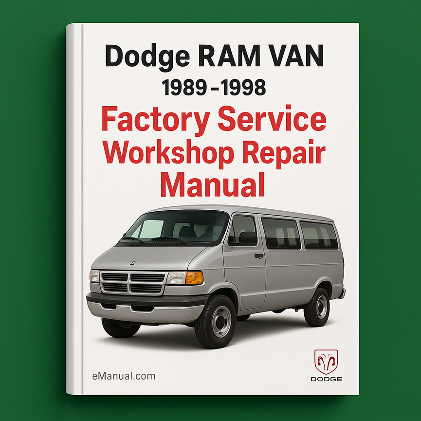 Dodge RAM VAN 1989-1998 Factory Service Workshop Repair Manual