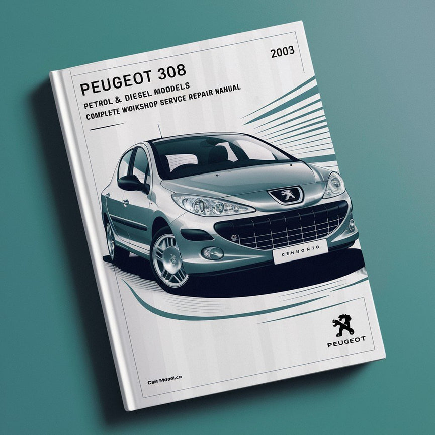 Manual completo de reparación y servicio de taller de los modelos gasolina y diésel Peugeot 308 2007 2008 2009 2010 2011 2012 2013