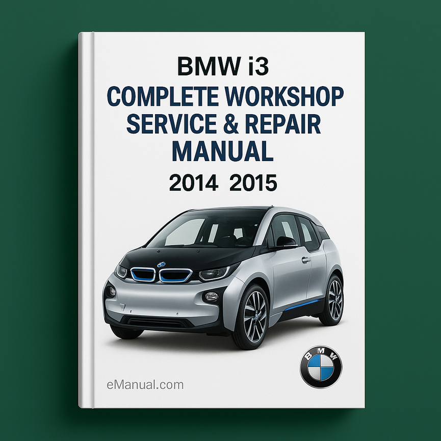 Manual completo de servicio y reparación del taller BMW i3 2014-2015