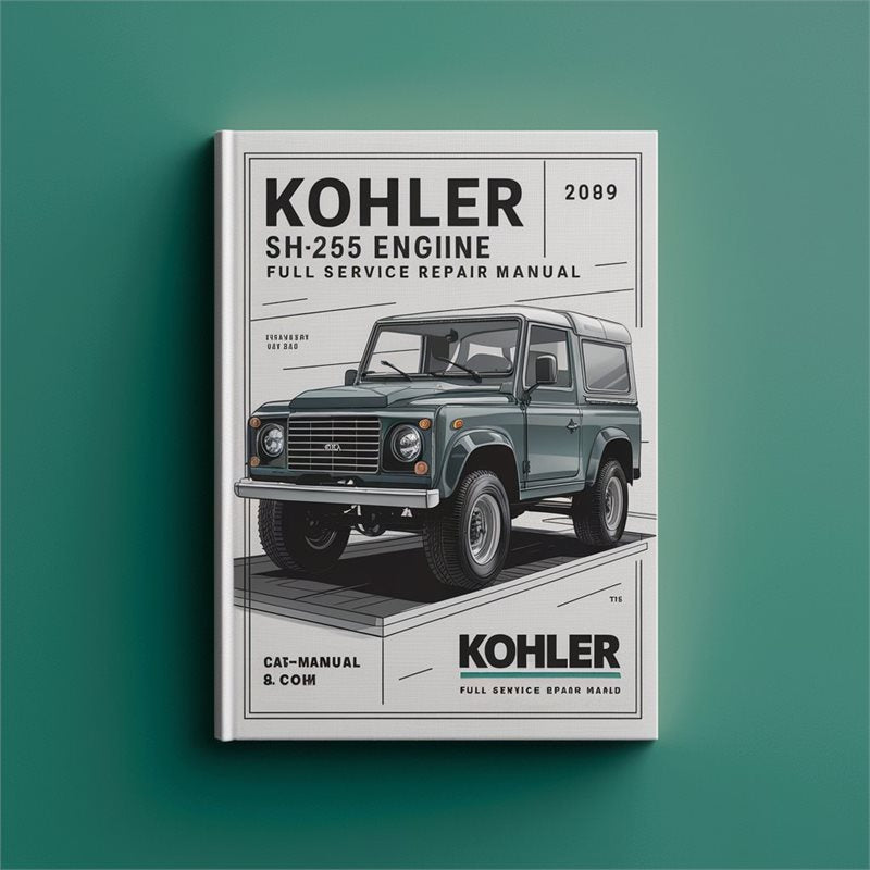 Kohler Courage Series SH265 Engine Service Repair Workshop Manual PDF