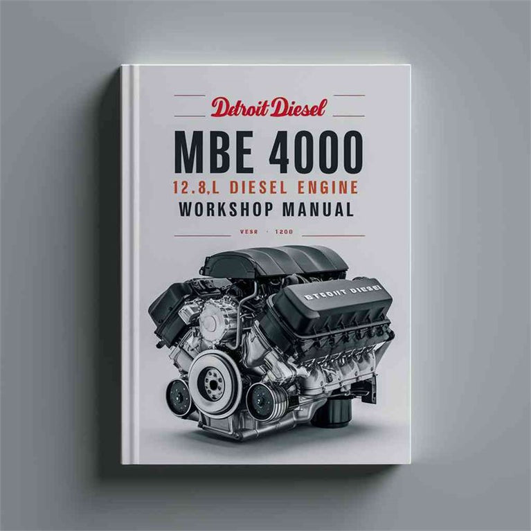 Detroit Diesel MBE 4000 12.8l Engine Service Repair Workshop Manual PDF