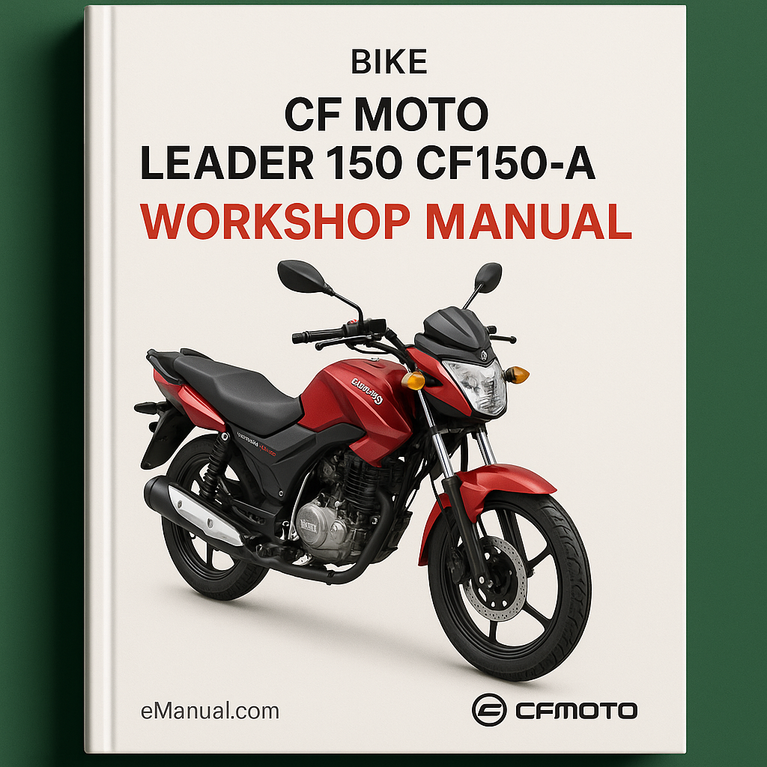 CFMOTO CF MOTO LEADER 150 CF150-A BIKE Workshop Manual
