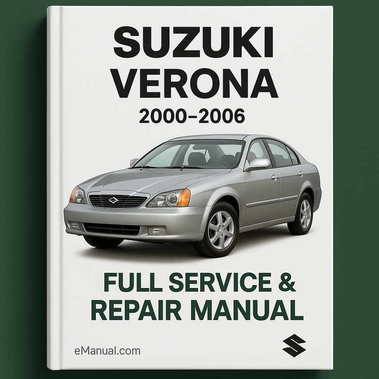 Manual de servicio y reparación completo de Suzuki Verona 2000-2006