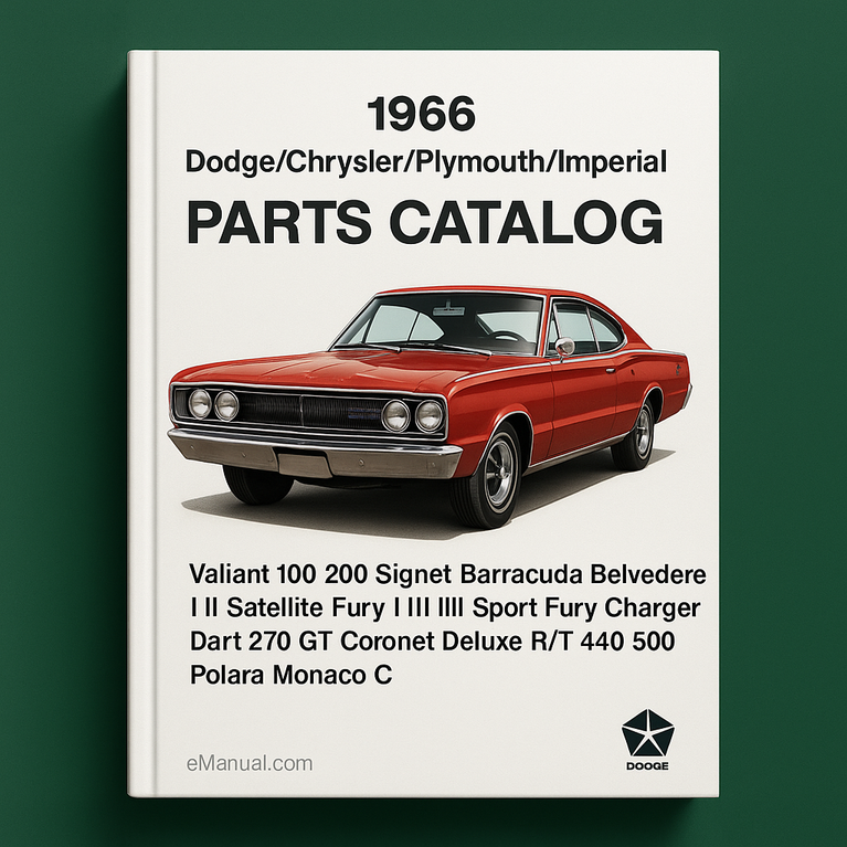 Imperial Monaco Car Parts Manual