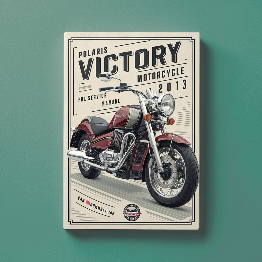 Polaris Victory Judge Motorrad 2013 Vollständiges Service- und Reparaturhandbuch