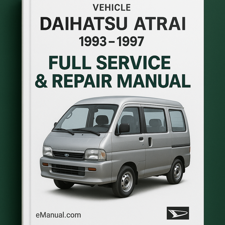 DAIHATSU ATRAI 1993-1997 Full Service Repair Manual